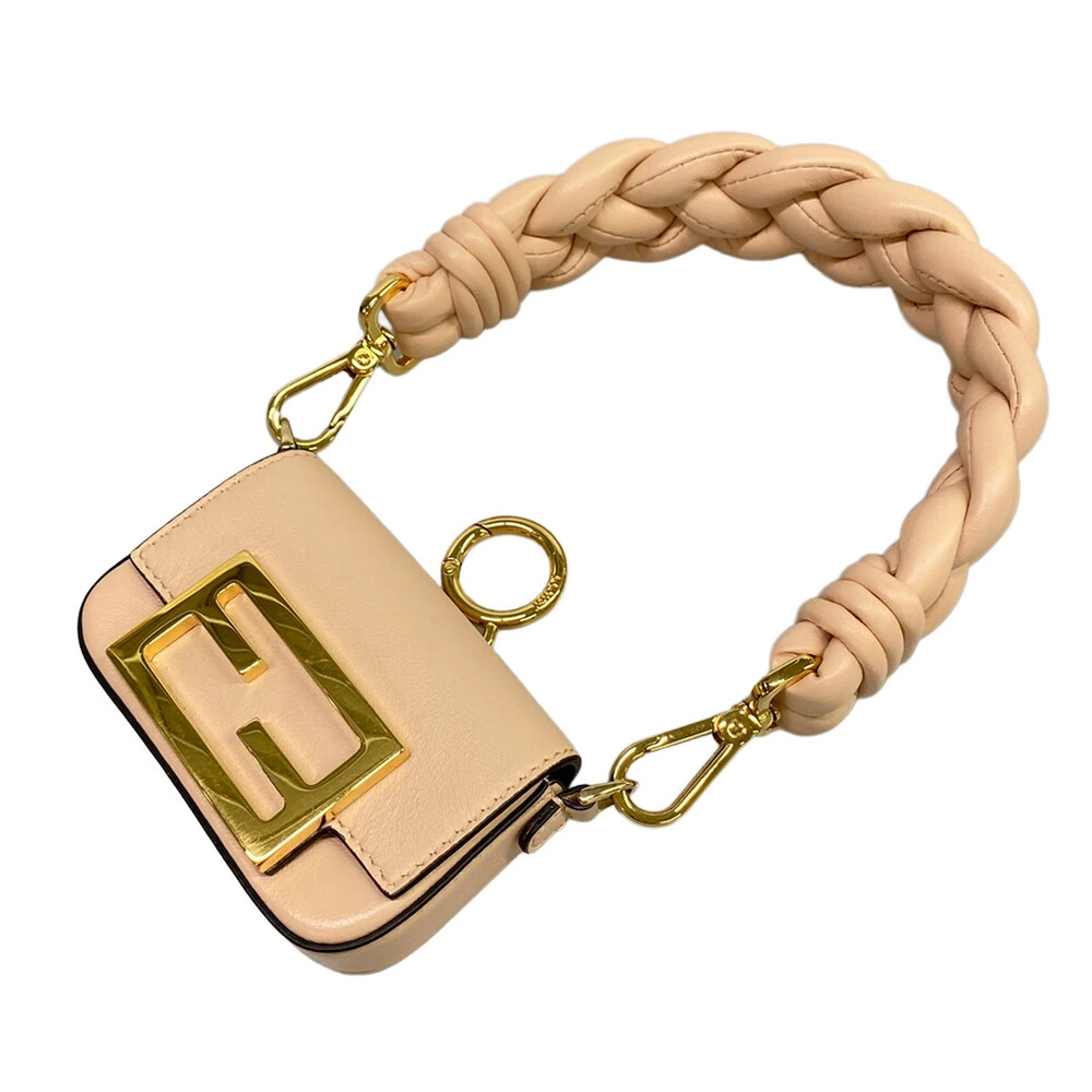 Fendi Nano Baguette Charm Light Pink #332652F93B